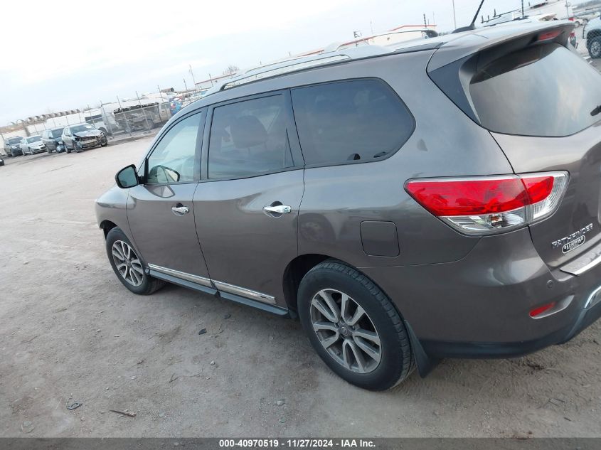 2014 Nissan Pathfinder Sl VIN: 5N1AR2MM3EC709221 Lot: 40970519