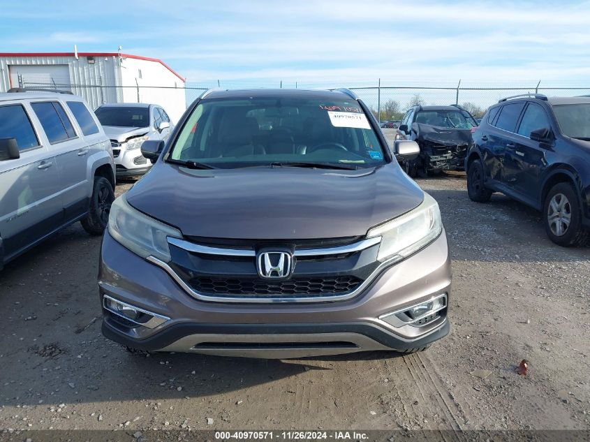 2016 Honda Cr-V Ex-L VIN: 2HKRM4H73GH695849 Lot: 40970571