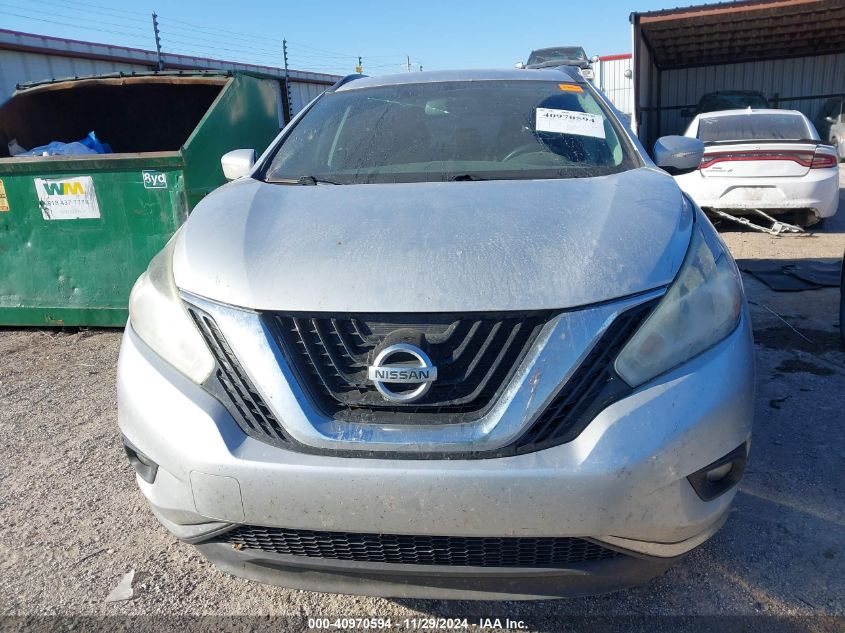 2015 Nissan Murano Sv VIN: 5N1AZ2MG7FN242157 Lot: 40970594