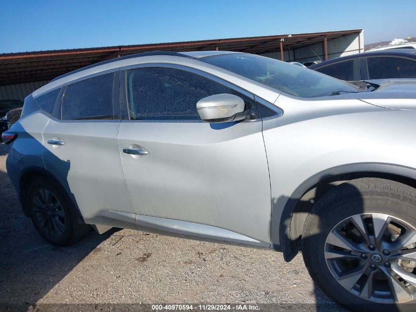 2015 Nissan Murano Sv VIN: 5N1AZ2MG7FN242157 Lot: 40970594