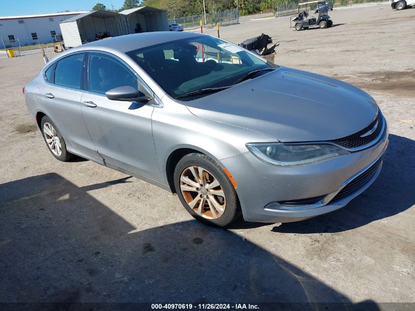 VIN 1C3CCCAB3FN654478 2015 Chrysler 200, Limited no.1