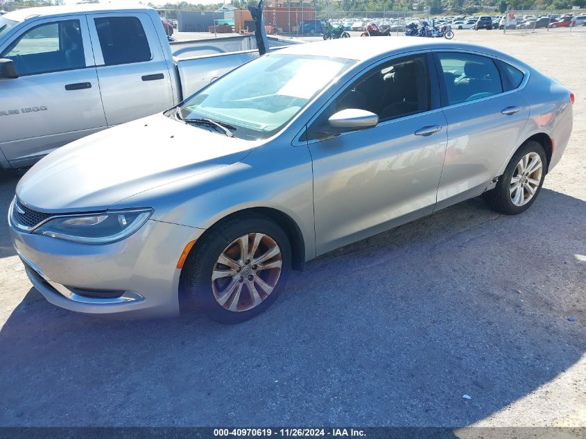 VIN 1C3CCCAB3FN654478 2015 Chrysler 200, Limited no.2