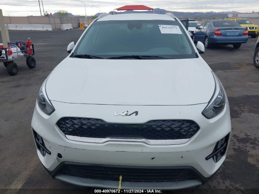 2022 Kia Niro Lxs VIN: KNDCB3LC4N5549466 Lot: 40970672