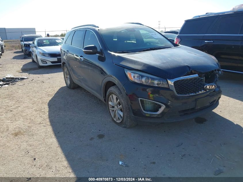 VIN 5XYPG4A30JG338634 2018 KIA Sorento, 2.4L Lx no.1