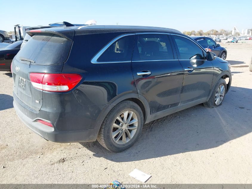 VIN 5XYPG4A30JG338634 2018 KIA Sorento, 2.4L Lx no.4