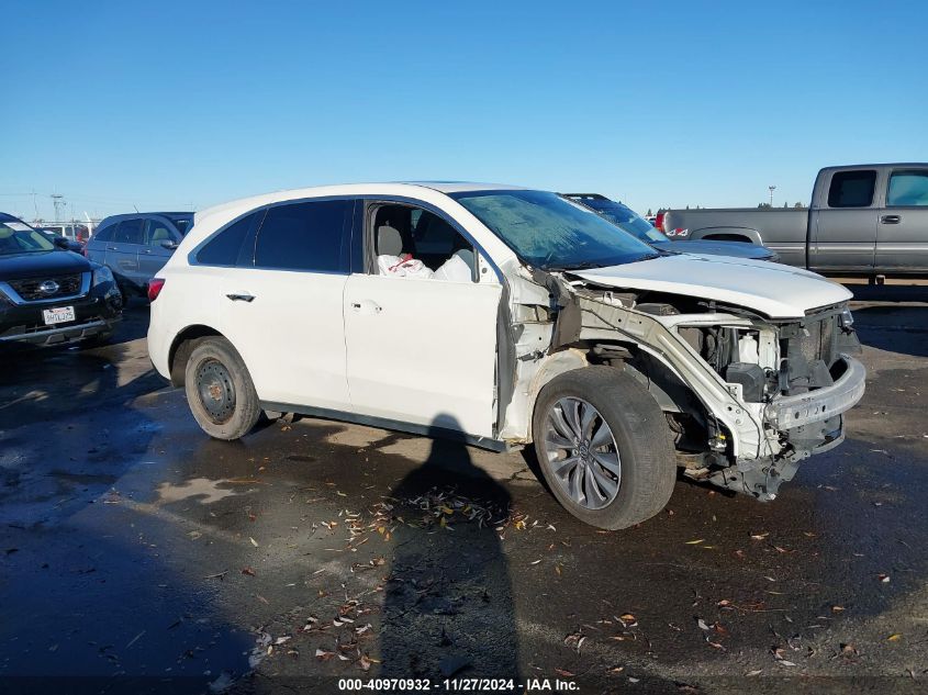 VIN 5FRYD4H67FB028359 2015 Acura MDX, Technology Pk... no.14