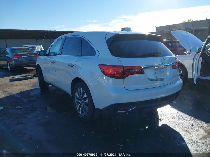 VIN 5FRYD4H67FB028359 2015 Acura MDX, Technology Pk... no.3