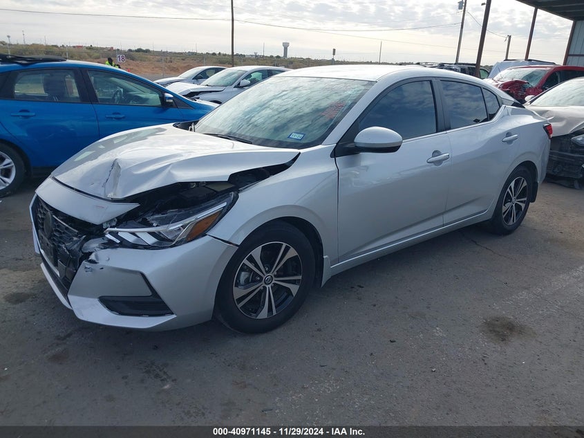 2022 NISSAN SENTRA VIN: 3N1AB8CV7NY306603