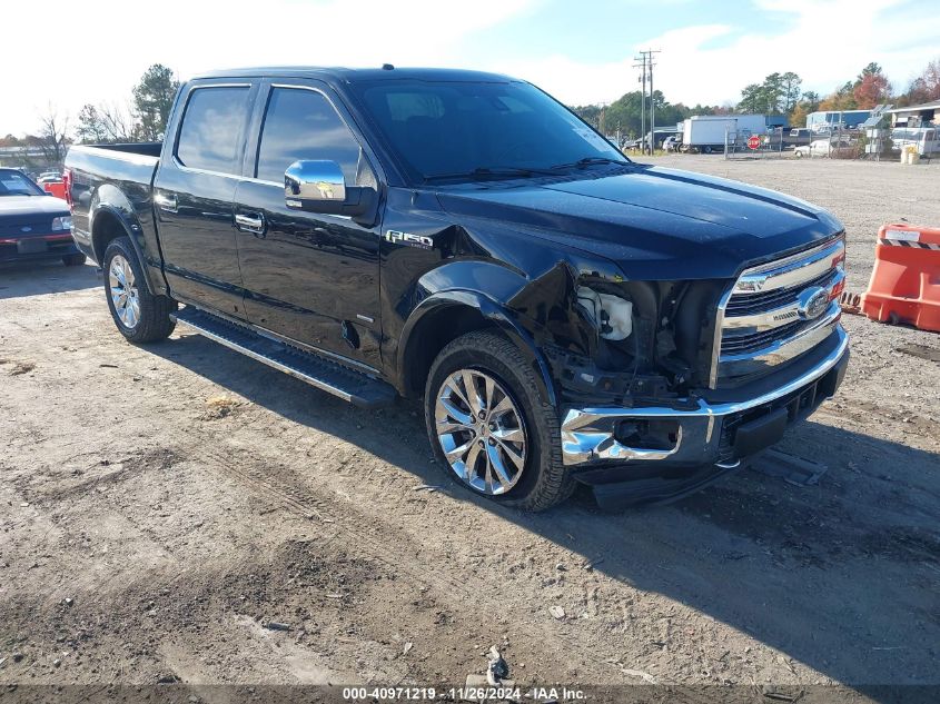 2016 FORD F-150 LARIAT - 1FTEW1EG1GFB23197