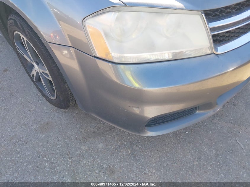 2012 DODGE AVENGER VIN: 1C3CDZAB9CN114905