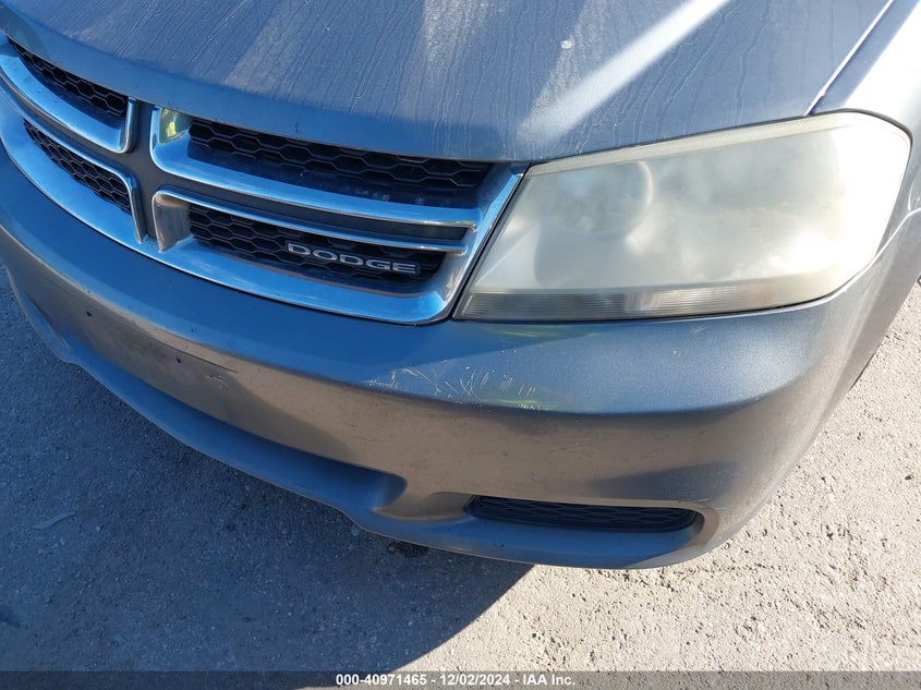 2012 DODGE AVENGER VIN: 1C3CDZAB9CN114905