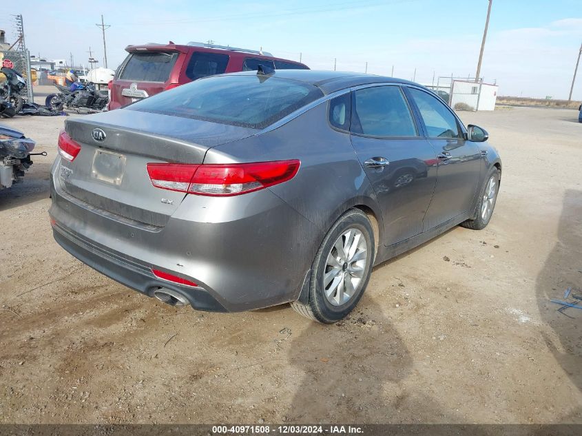 VIN 5XXGU4L32GG100027 2016 KIA Optima, EX no.4