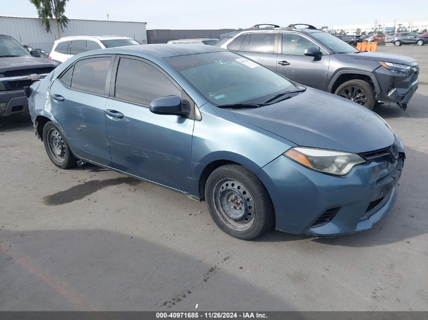 VIN 5YFBURHE2FP284781 2015 Toyota Corolla, LE no.1