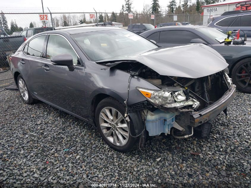 VIN JTHBW1GG8E2058254 2014 Lexus ES, 300H no.1