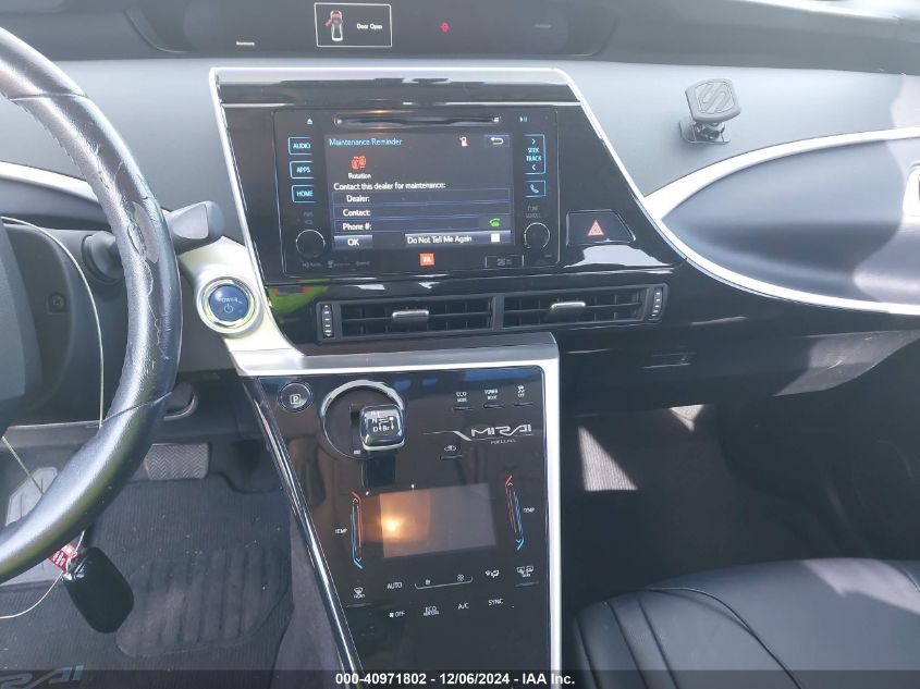 2017 Toyota Mirai VIN: JTDBVRBDXHA003735 Lot: 40971802