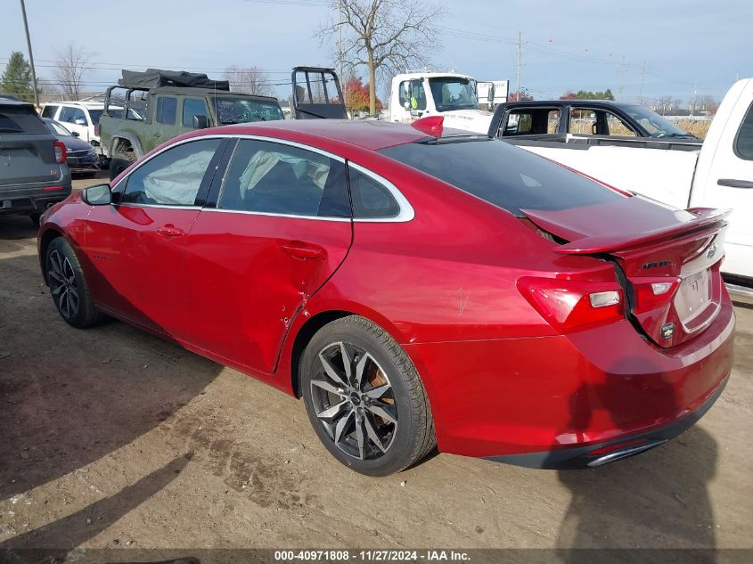 VIN 1G1ZG5ST7MF050994 2021 Chevrolet Malibu, Fwd Rs no.3