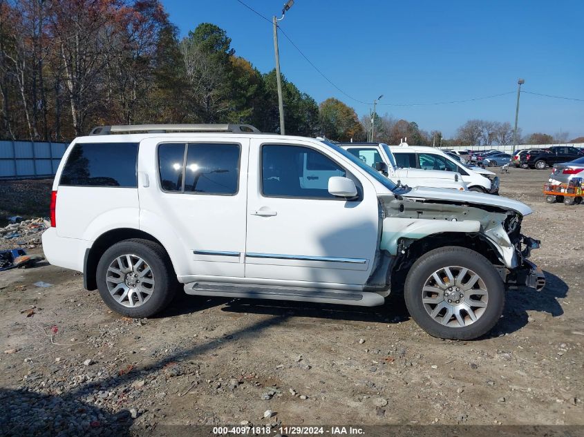 2010 Nissan Pathfinder Le VIN: 5N1AR1NN7AC624152 Lot: 40971818