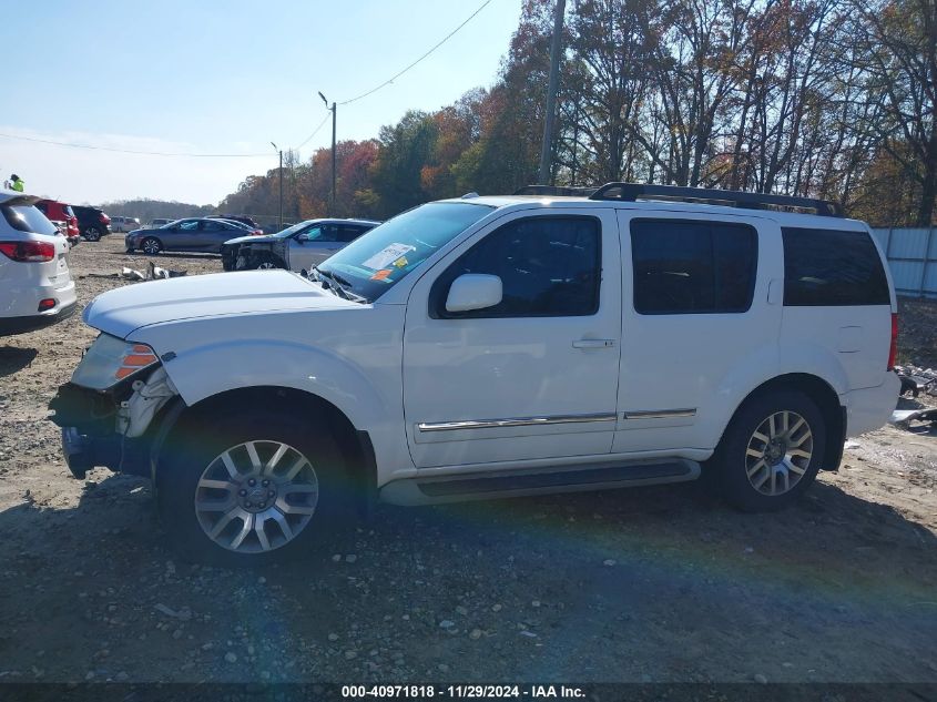 2010 Nissan Pathfinder Le VIN: 5N1AR1NN7AC624152 Lot: 40971818