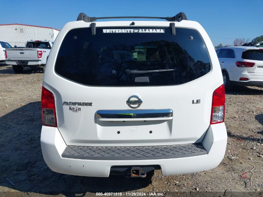 2010 Nissan Pathfinder Le VIN: 5N1AR1NN7AC624152 Lot: 40971818