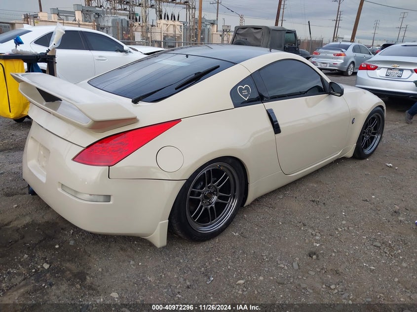 2006 NISSAN 350Z VIN: JN1AZ34D06M302465