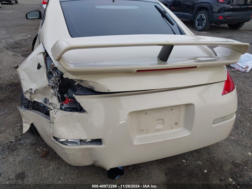 2006 NISSAN 350Z VIN: JN1AZ34D06M302465