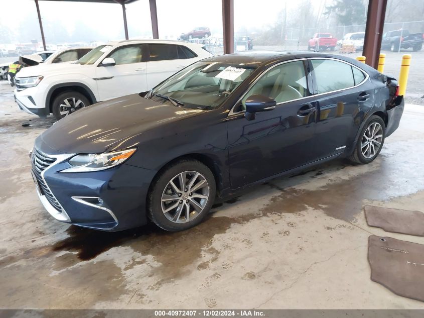 VIN JTHBW1GG8H2139436 2017 Lexus ES, 300H no.2