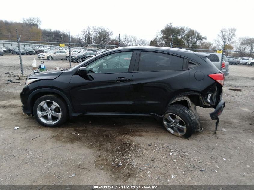 2016 Honda Hr-V Ex-L VIN: 3CZRU6H72GM758116 Lot: 40972481