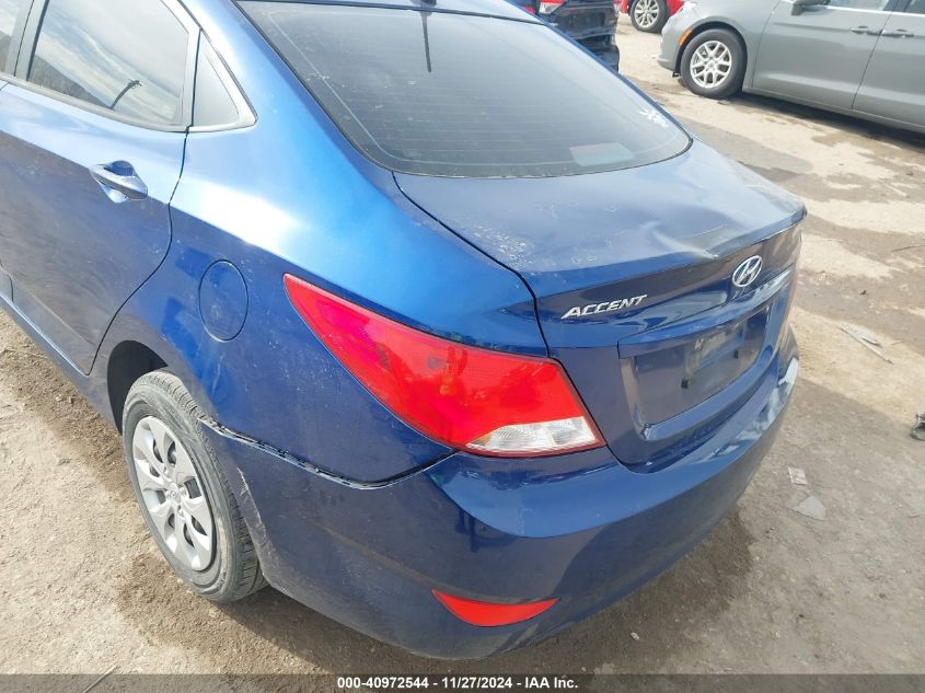 VIN KMHCT4AE0GU031396 2016 Hyundai Accent, SE no.6