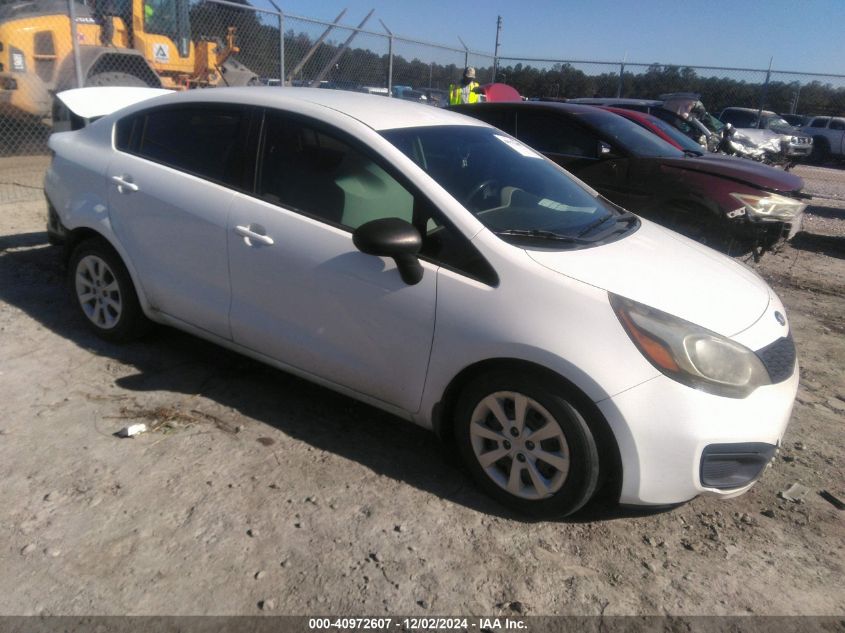 VIN KNADM4A38D6302304 2013 KIA Rio, LX no.1