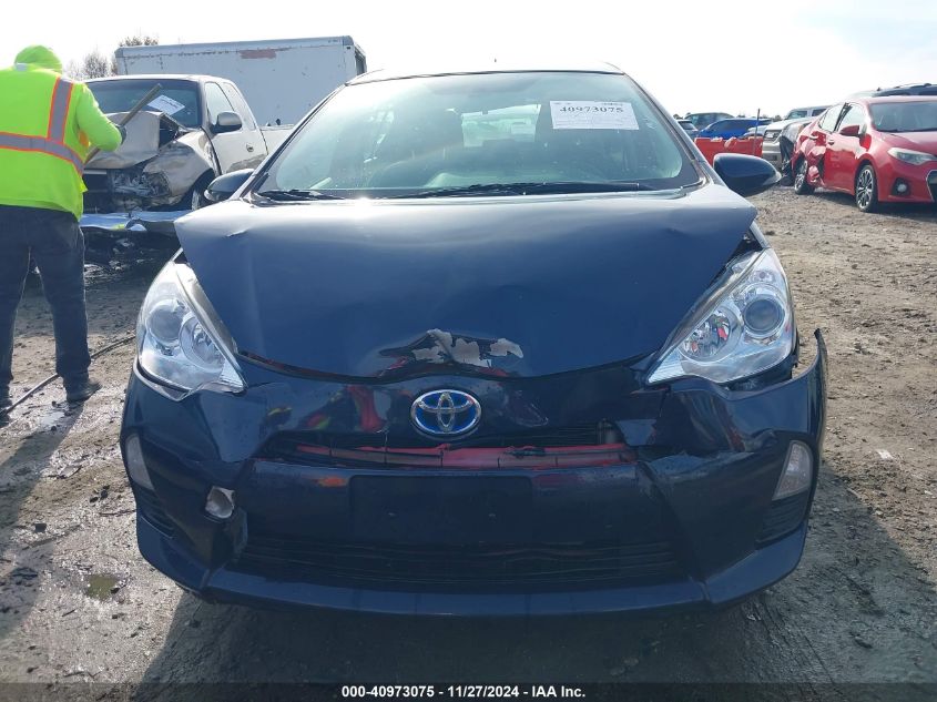 2012 Toyota Prius C Three VIN: JTDKDTB38C1509340 Lot: 40973075