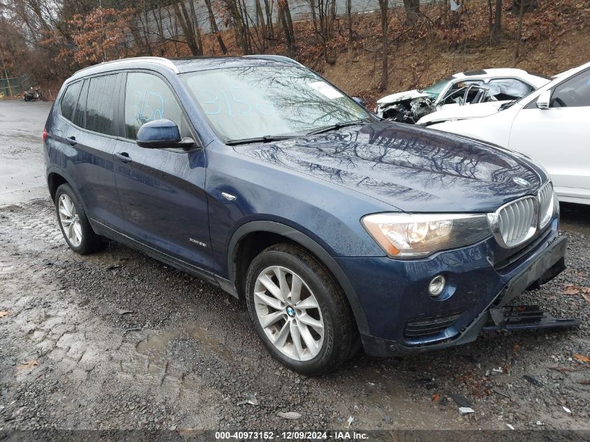 2017 BMW X3 XDRIVE28I - 5UXWX9C50H0T12153