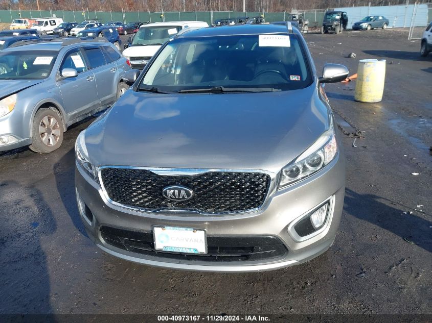 2016 Kia Sorento 3.3L Ex VIN: 5XYPH4A58GG152055 Lot: 40973167