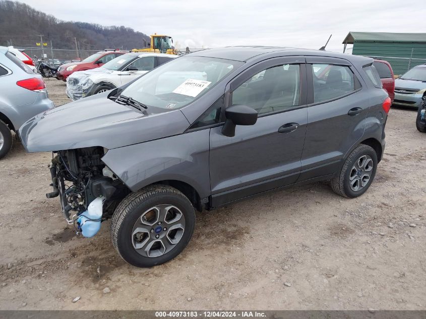 VIN MAJ6S3FL0NC464070 2022 Ford Ecosport, S no.2