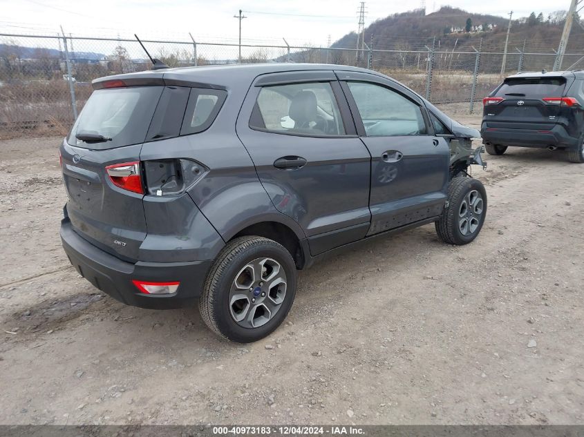 VIN MAJ6S3FL0NC464070 2022 Ford Ecosport, S no.4