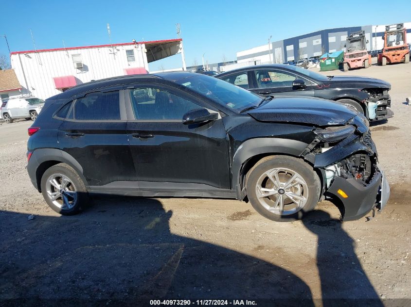 2022 Hyundai Kona Sel VIN: KM8K3CAB2NU843873 Lot: 40973290