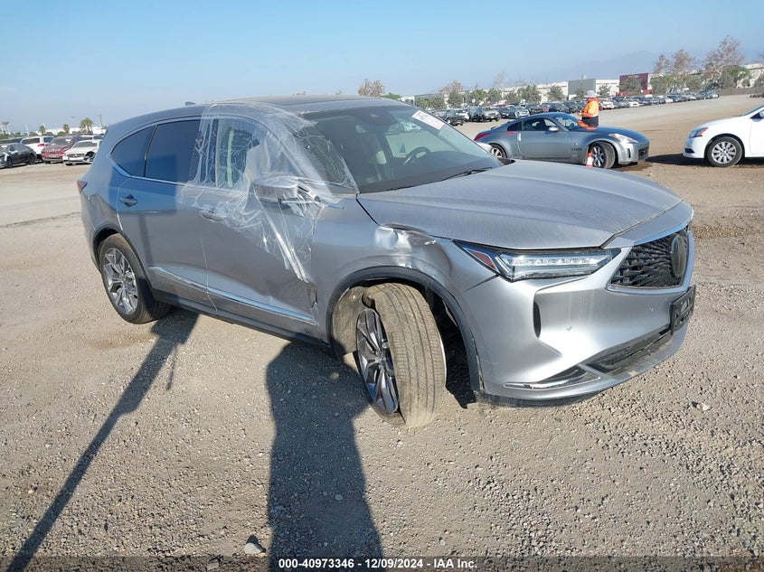 Vin: 5j8yd9h49nl004560, lot: 41463162, acura mdx technology package 2022 img_1