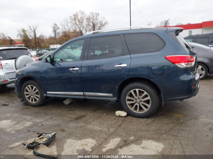 2015 Nissan Pathfinder S/Sv/Sl/Platinum VIN: 5N1AR2MMXFC723666 Lot: 40973500