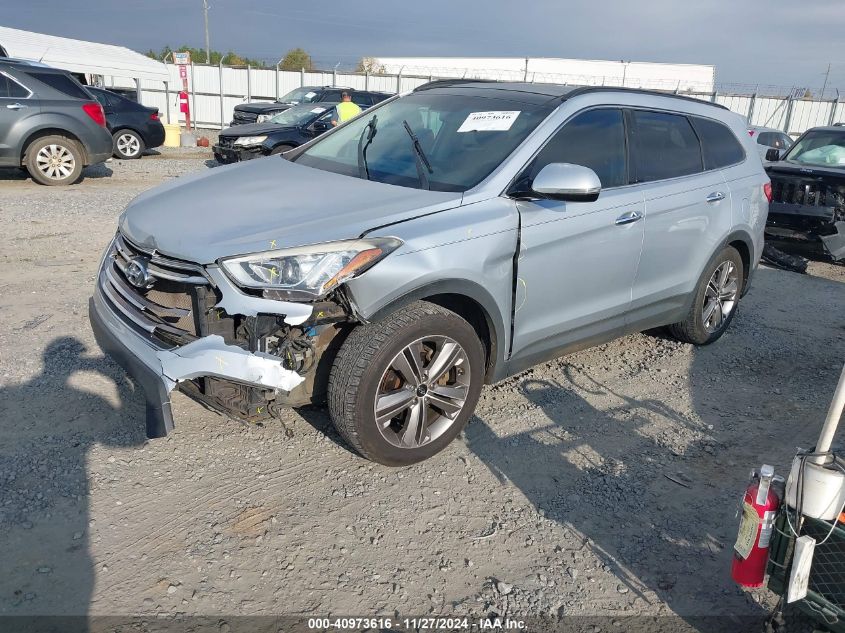 VIN KM8SR4HFXDU002685 2013 Hyundai Santa Fe, Limited no.2