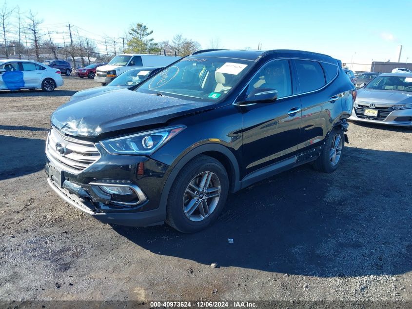 VIN 5NMZUDLBXJH080697 2018 HYUNDAI SANTA FE SPORT no.2