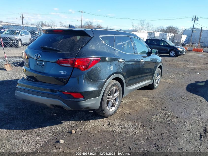 VIN 5NMZUDLBXJH080697 2018 HYUNDAI SANTA FE SPORT no.4