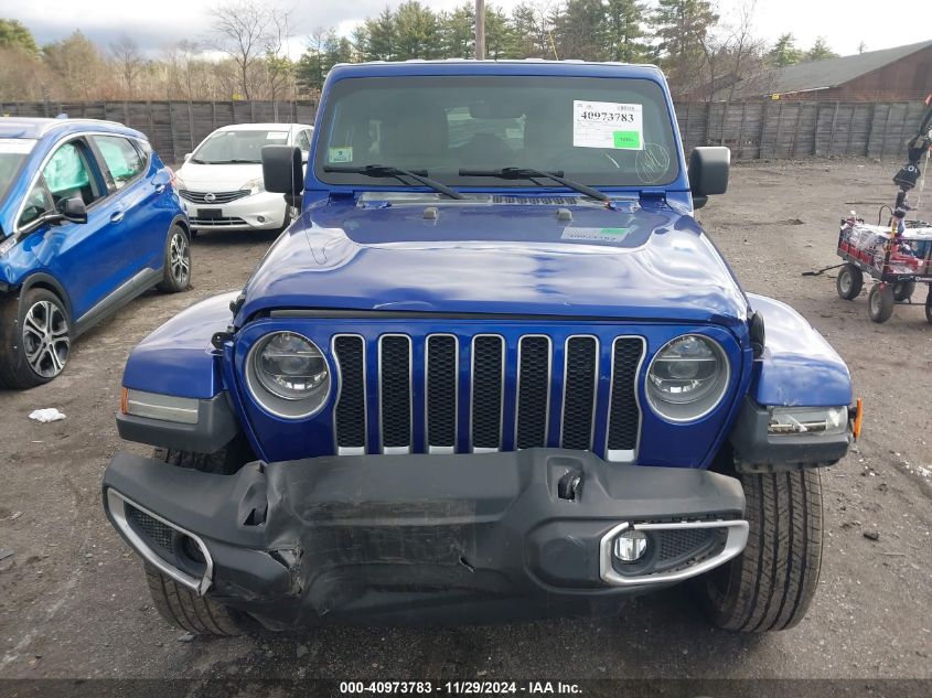 2018 Jeep Wrangler Unlimited Sahara 4X4 VIN: 1C4HJXEG9JW247742 Lot: 40973783