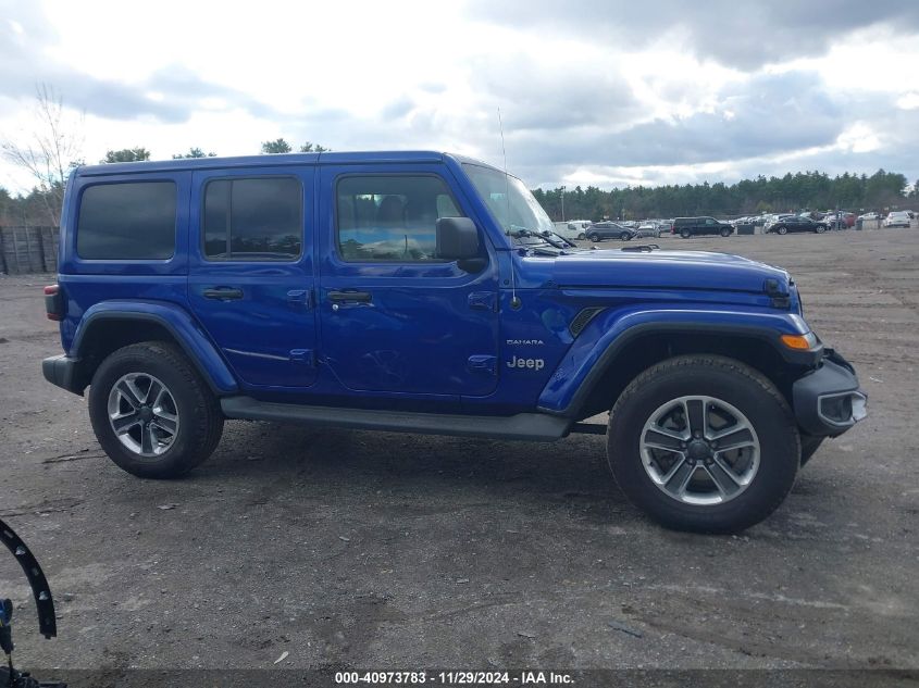 2018 Jeep Wrangler Unlimited Sahara 4X4 VIN: 1C4HJXEG9JW247742 Lot: 40973783