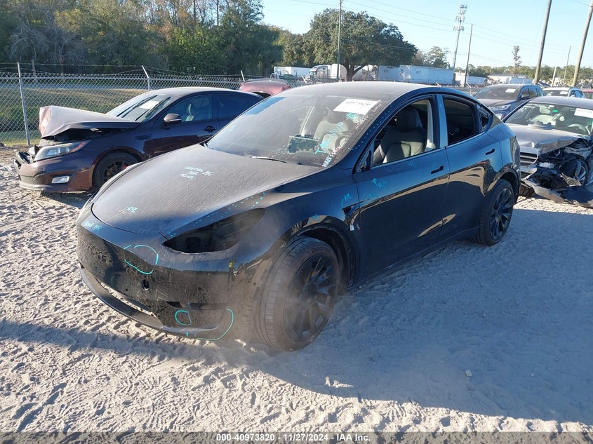 VIN 5YJYGDEEXMF304552 2021 TESLA MODEL Y LONG RANGE DUAL MOTOR ALL-WHEEL DRIVE