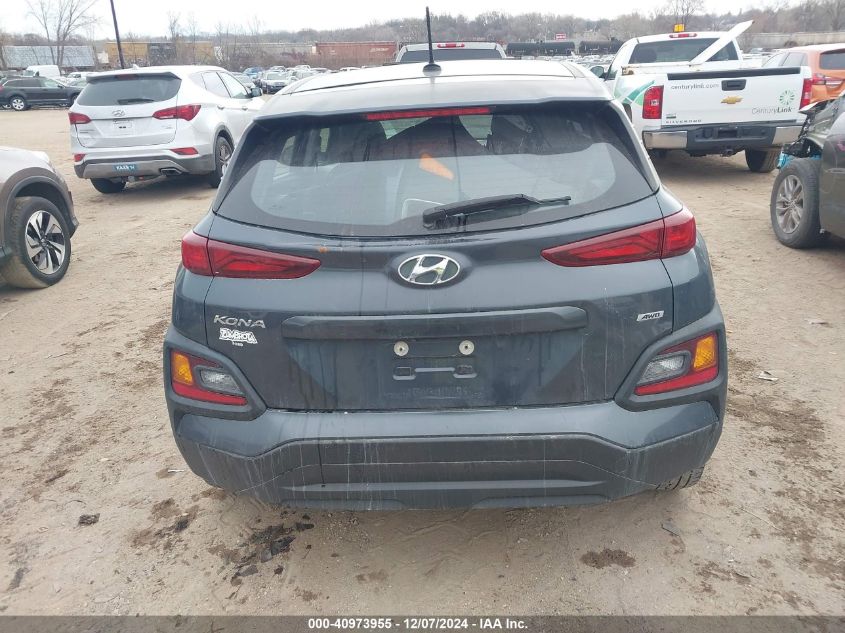 2019 Hyundai Kona Se VIN: KM8K1CAA6KU299032 Lot: 40973955