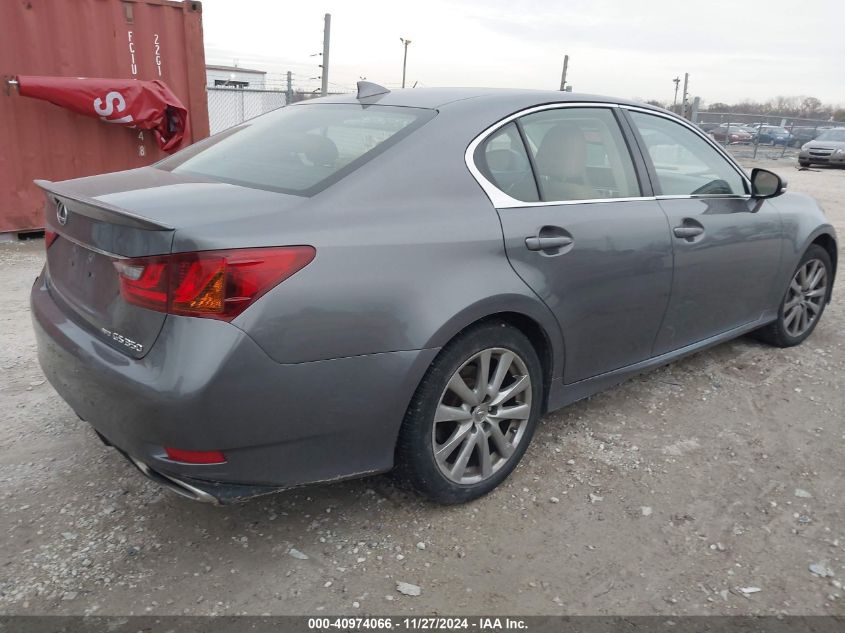 VIN JTHCE1BL7FA005399 2015 Lexus GS, 350 no.4