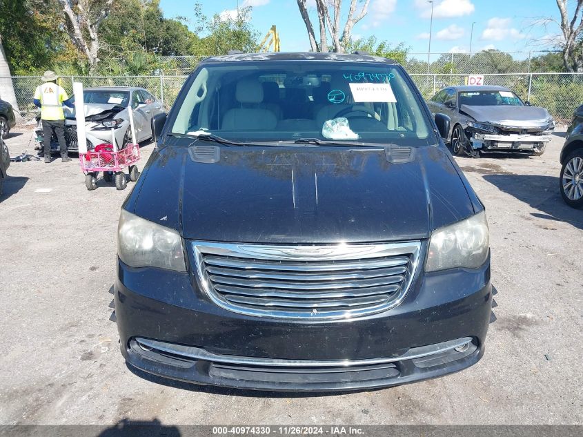 2013 Chrysler Town & Country Touring VIN: 2C4RC1BG0DR529135 Lot: 40974330