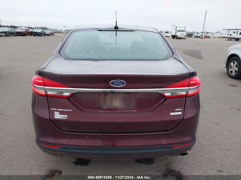 2017 FORD FUSION SE - 3FA6P0HD7HR156468