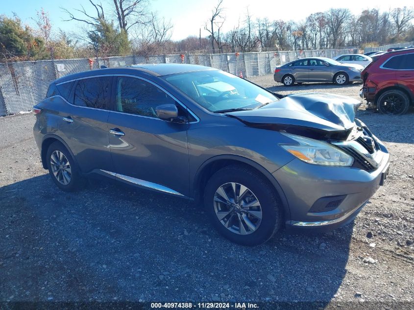 VIN 5N1AZ2MG1GN157476 2016 Nissan Murano, S no.1