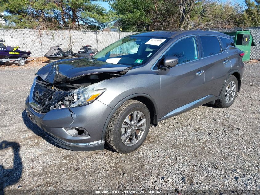 VIN 5N1AZ2MG1GN157476 2016 Nissan Murano, S no.2