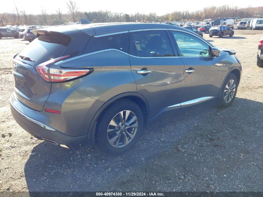 VIN 5N1AZ2MG1GN157476 2016 Nissan Murano, S no.4